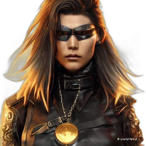 face, mask, cyberpunk, fantasy art transparent PNG cut-out