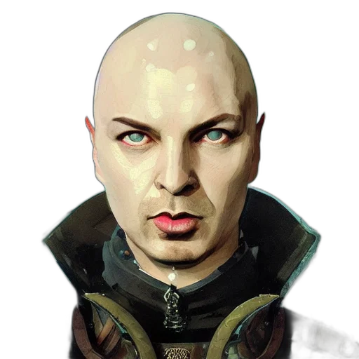 face, mask, staff, concept art transparent PNG cut-out