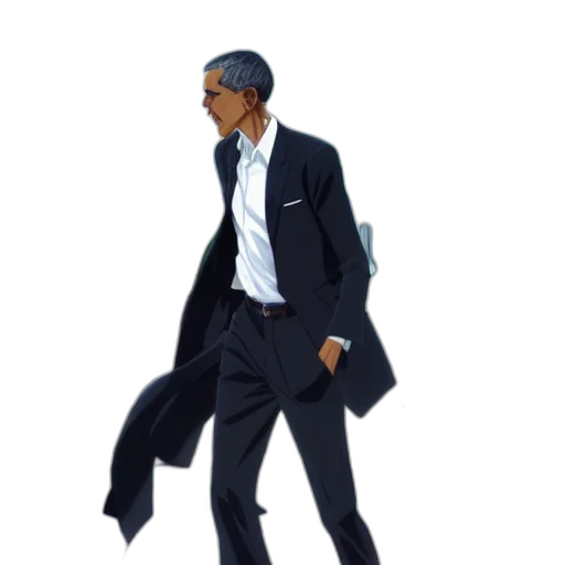 staff, jacket, umbrella, concept art, comic book art, photorealistic, cartoon, monochrome transparent PNG cut-out