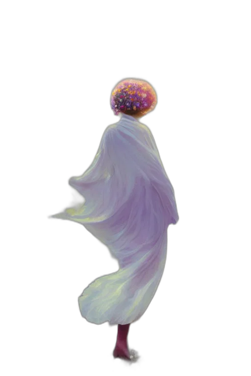 crown, flower, jewelry, hair, concept art, fantasy art, 3d render, vaporwave transparent PNG cut-out