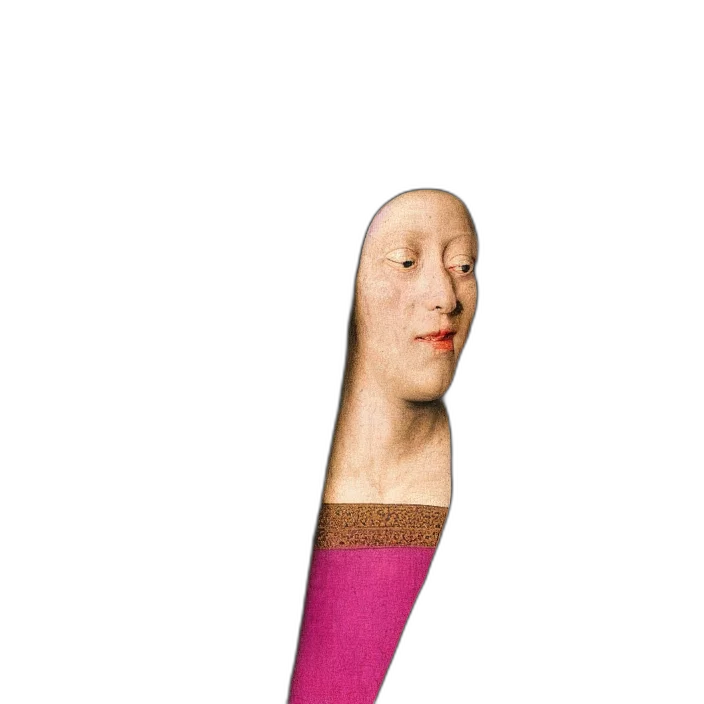 face, dress, mask, staff, 3d render, photorealistic, cartoon, concept art transparent PNG cut-out