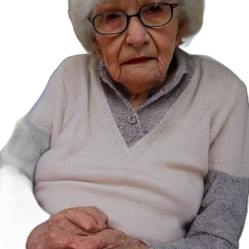 face, staff, dress, animal, photorealistic, 3d render, concept art, grandma transparent PNG cut-out