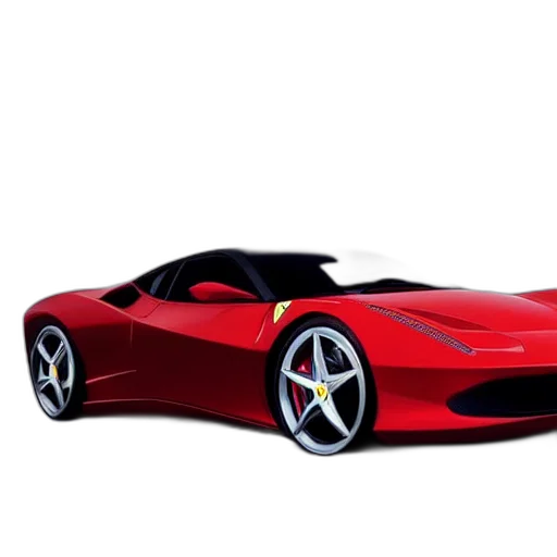 car, weapon, 3d render, photorealistic transparent PNG cut-out