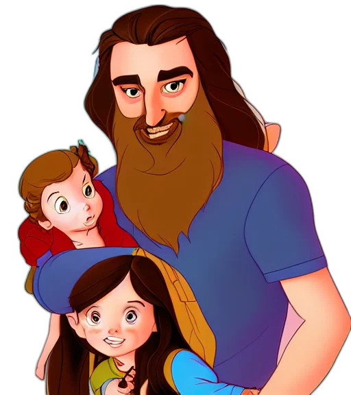 cartoon, comic book art, fantasy art, concept art transparent PNG cut-out