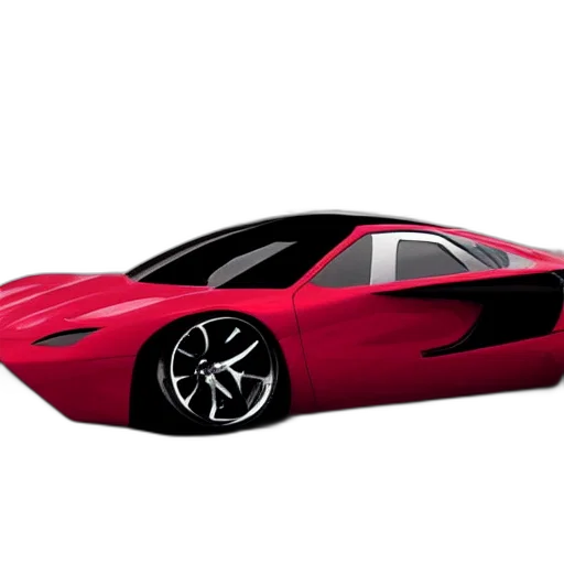 car, weapon, 3d render, concept art transparent PNG cut-out