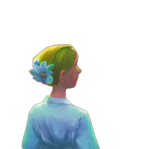 crown, mask, flower, face transparent PNG cut-out