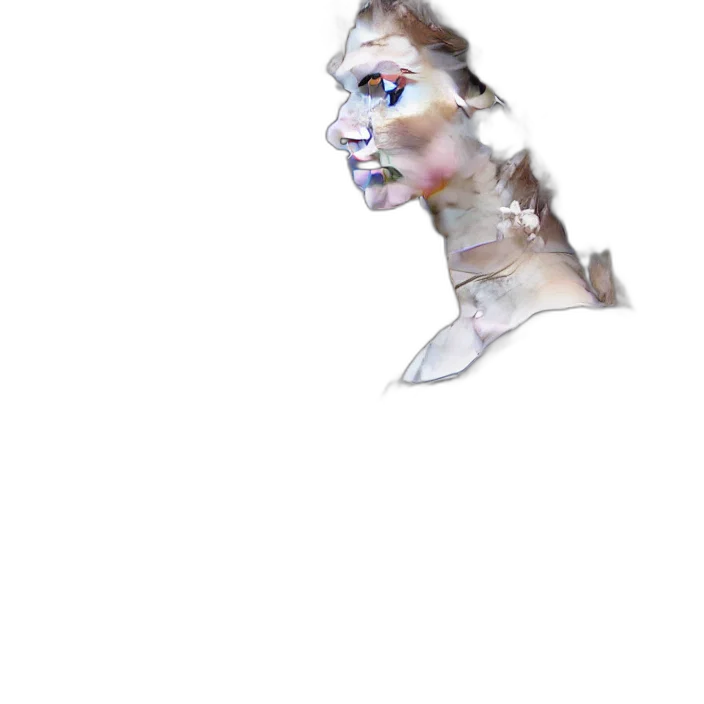 face, mask, robot, creature transparent PNG cut-out