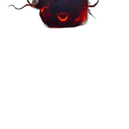 creature, hair, animal, mask, 3d render, concept art, photorealistic, pixel art transparent PNG cut-out