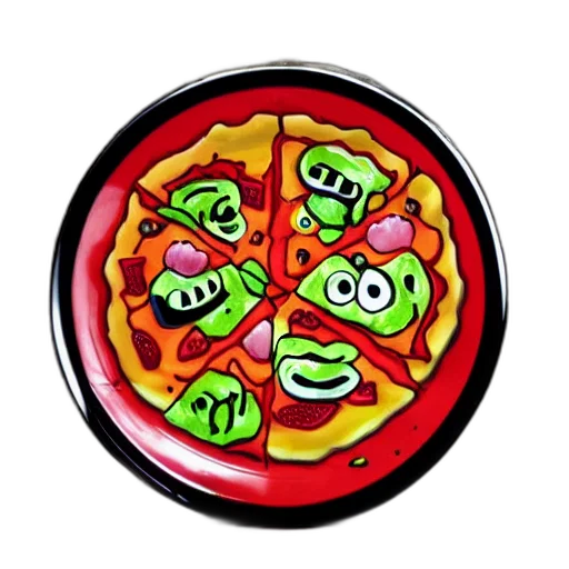 food, umbrella, jacket, 3d render transparent PNG cut-out