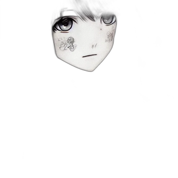 mask, face, creature, robot, anime, photorealistic, watercolor, concept art transparent PNG cut-out