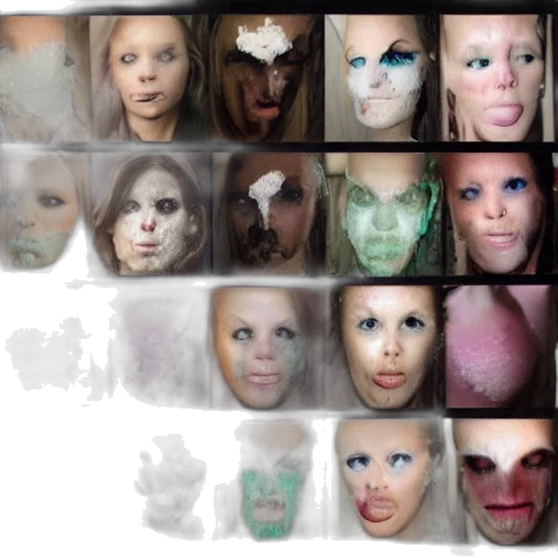 mask, face, creature, photorealistic transparent PNG cut-out