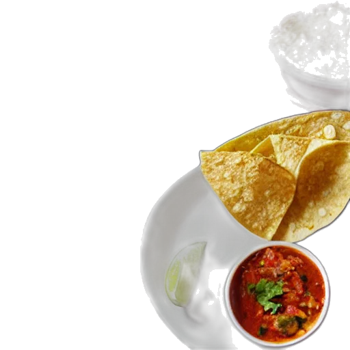 food, photorealistic, 3d render, mexican transparent PNG cut-out