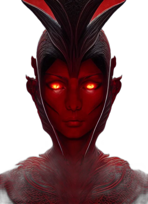 mask, face, creature, staff, concept art, fantasy art, comic book art, 3d render transparent PNG cut-out