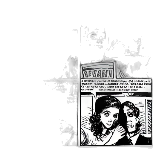 comic book art, cartoon, concept art, pencil sketch transparent PNG cut-out
