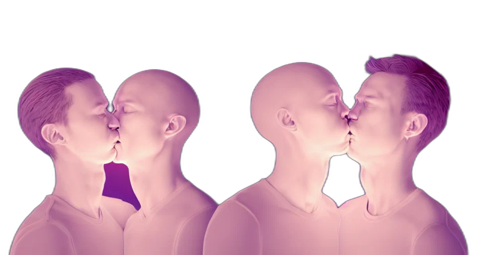face, mask, 3d render, concept art transparent PNG cut-out
