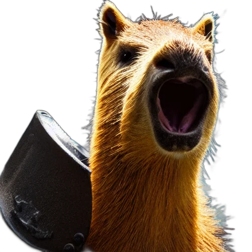 animal, staff, hat, creature transparent PNG cut-out