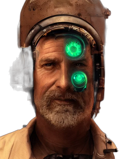 robot, face, staff, mask transparent PNG cut-out