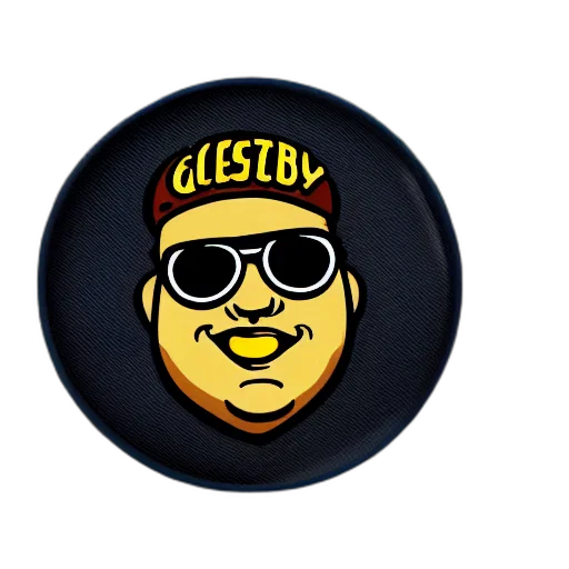 hat, jacket, cartoon, 3d render, fat, greasy, guy, round transparent PNG cut-out
