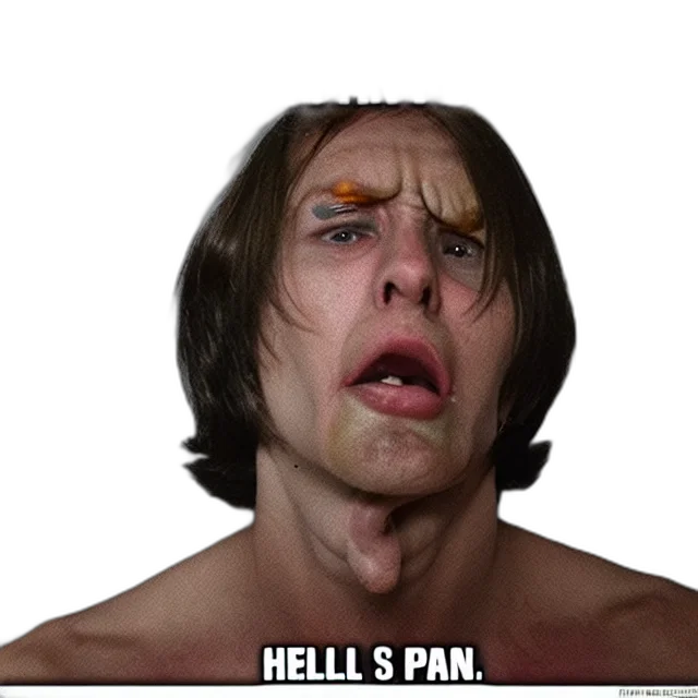 face, hair, food, weapon transparent PNG cut-out