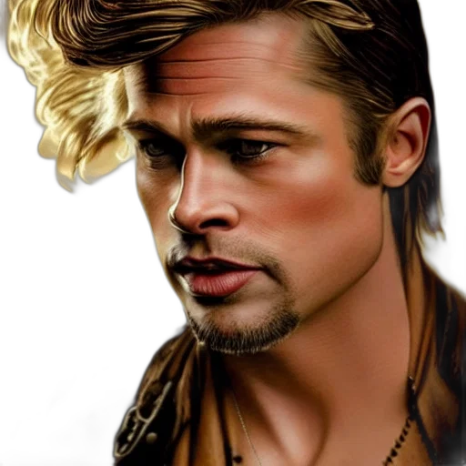 hair, face, photorealistic, comic book art transparent PNG cut-out