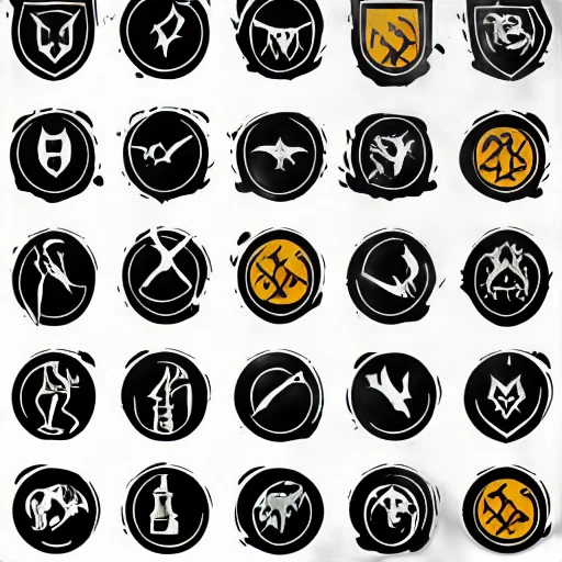 jewelry, concept art, monochrome, dark, magic, potion, iconography, inventory transparent PNG cut-out