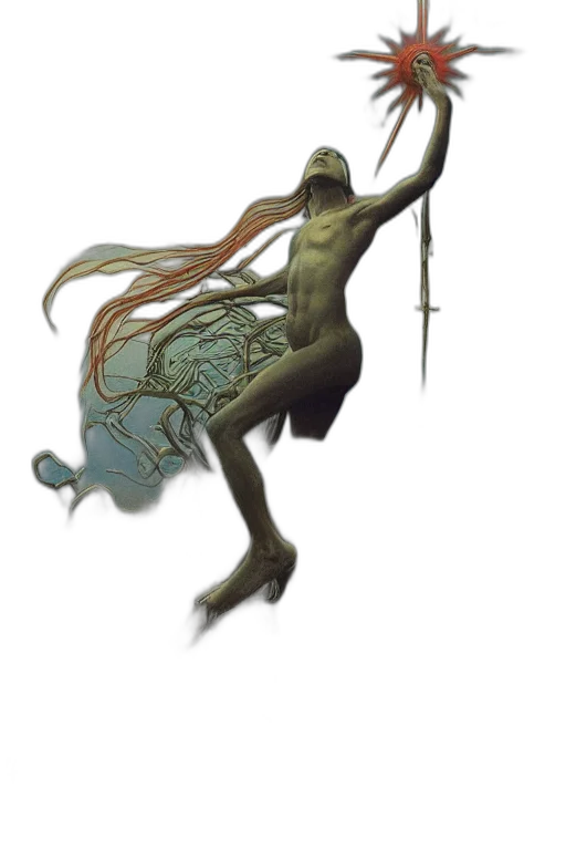 staff, sword, creature, weapon transparent PNG cut-out