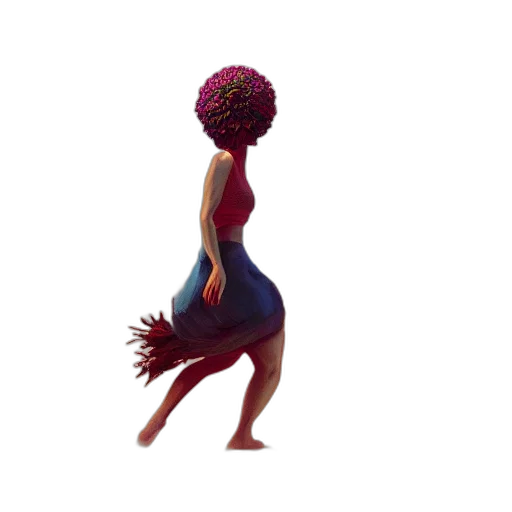 hair, dress, creature, crown, 3d render, concept art, pixel art, photorealistic transparent PNG cut-out