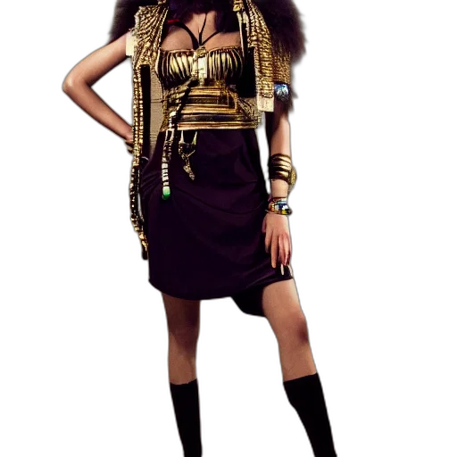 dress, jewelry, concept art, 3d render transparent PNG cut-out