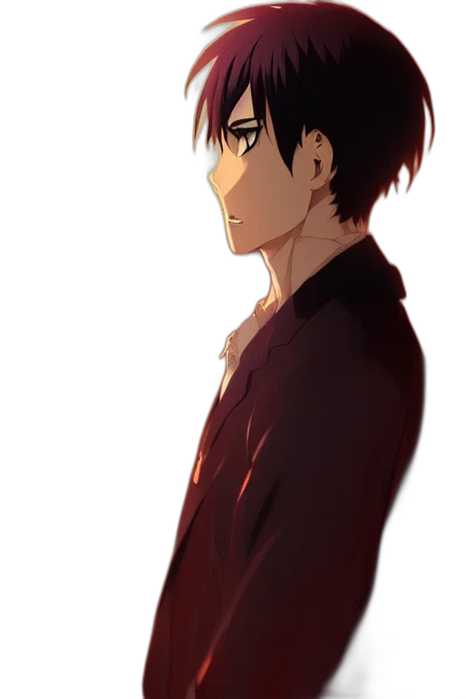 face, creature, staff, jacket transparent PNG cut-out
