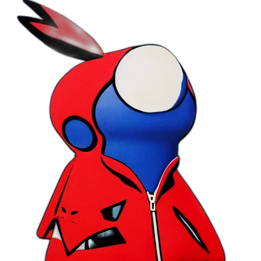 mask, jacket, staff, robot transparent PNG cut-out