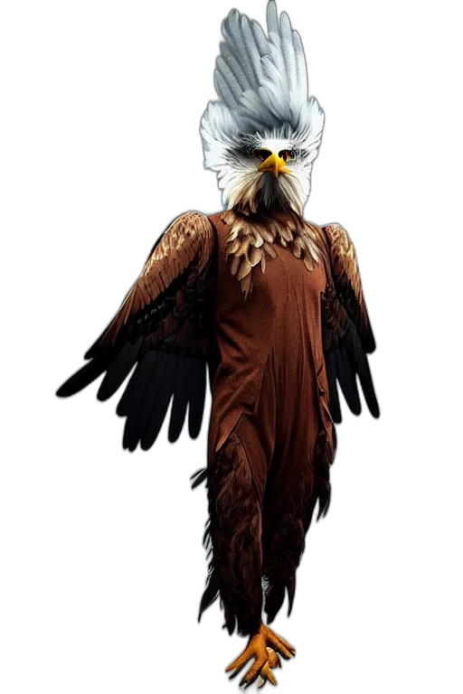 animal, creature, staff, dress, concept art, fantasy art, photorealistic, pixel art transparent PNG cut-out