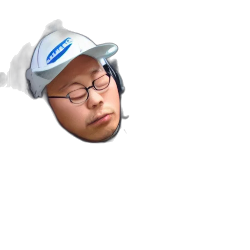 hat, staff, face, creature transparent PNG cut-out