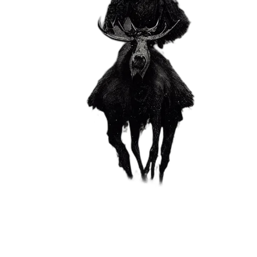 mask, animal, creature, hat, concept art, fantasy art, pencil sketch, photorealistic transparent PNG cut-out