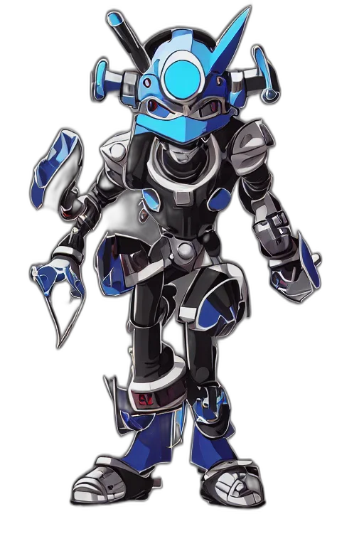 robot, weapon, concept art, pixel art transparent PNG cut-out