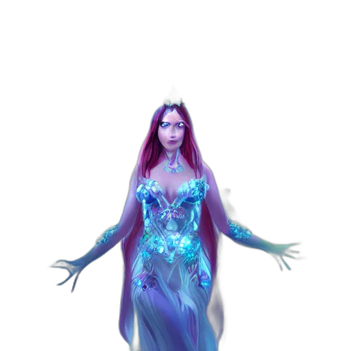 dress, creature, concept art, fantasy art transparent PNG cut-out