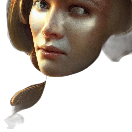 face, mask, robot, staff, concept art, photorealistic, fantasy art, 3d render transparent PNG cut-out