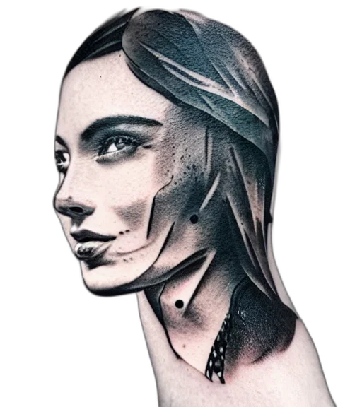 face, mask, jewelry, dress, photorealistic, fantasy art, watercolor, concept art transparent PNG cut-out