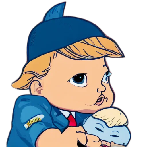 staff, hat, weapon, cartoon transparent PNG cut-out