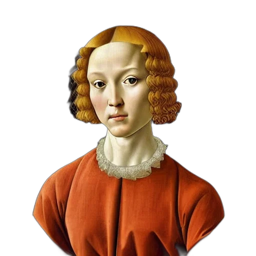 face, dress, staff, jewelry transparent PNG cut-out