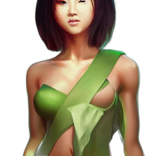 dress, staff, fantasy art, concept art transparent PNG cut-out