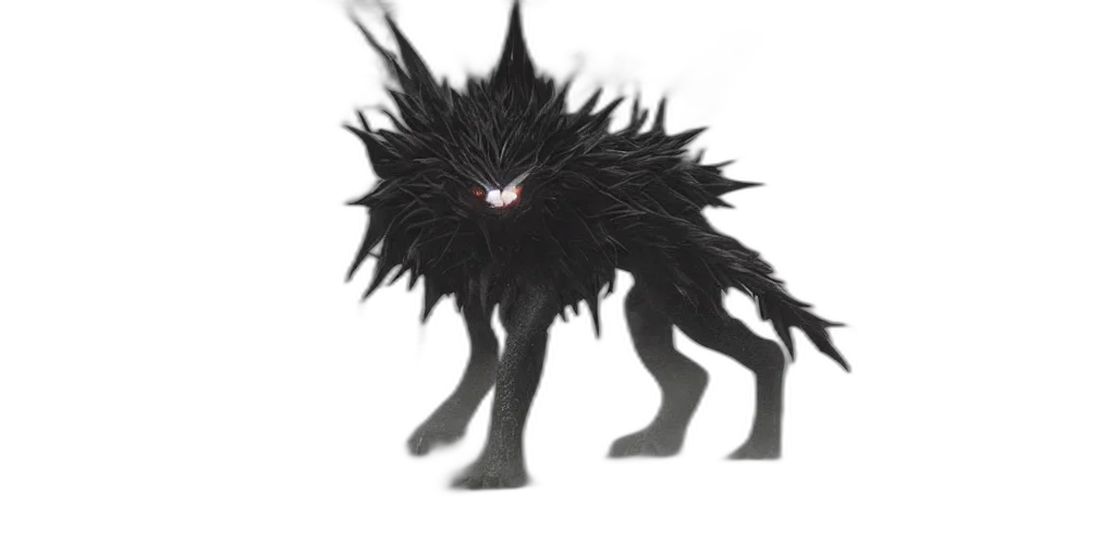 creature, animal, dragon, hair transparent PNG cut-out