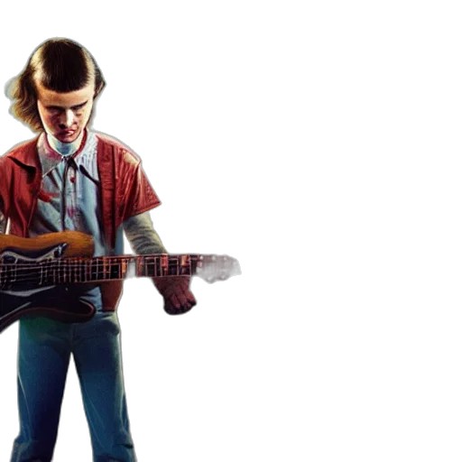 jacket, concept art, 3d render, photorealistic, stranger, things, photo, eddie transparent PNG cut-out