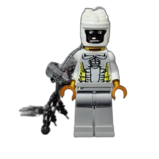 robot, staff, weapon, creature transparent PNG cut-out