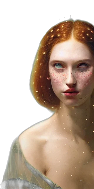 face, mask, jewelry, dress, photorealistic, fantasy art, concept art, 3d render transparent PNG cut-out