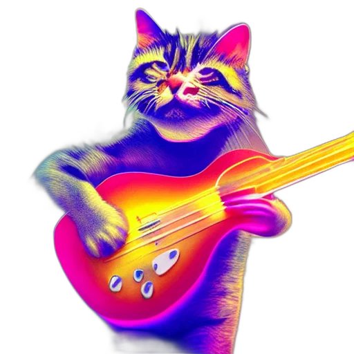 animal, photorealistic, vaporwave, watercolor transparent PNG cut-out