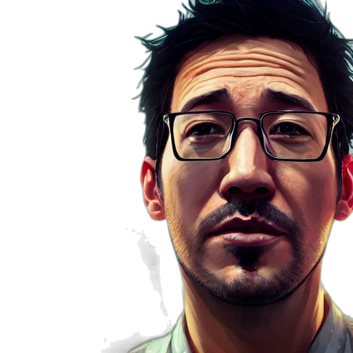 face, staff, photorealistic, comic book art transparent PNG cut-out