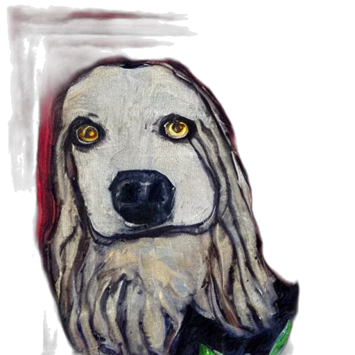 animal, mask, face, watercolor, photorealistic, oil painting, concept art, springheeled transparent PNG cut-out