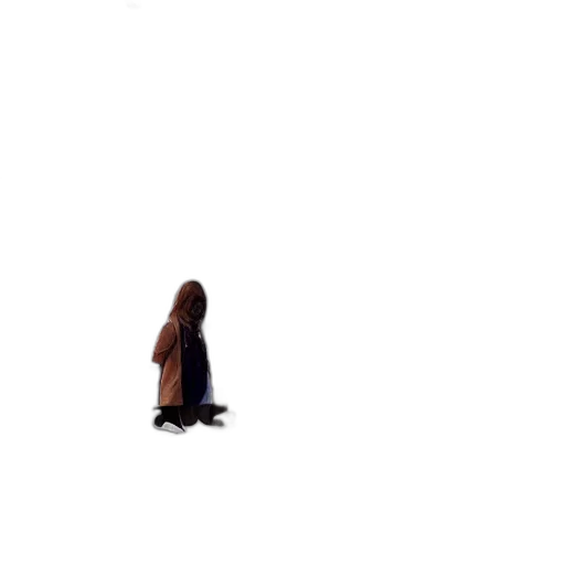 dress, creature, hair, jacket, pixel art, concept art, 3d render, comic book art transparent PNG cut-out