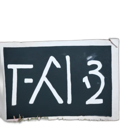 furniture, 3d render, sign, says, testing, 123 transparent PNG cut-out