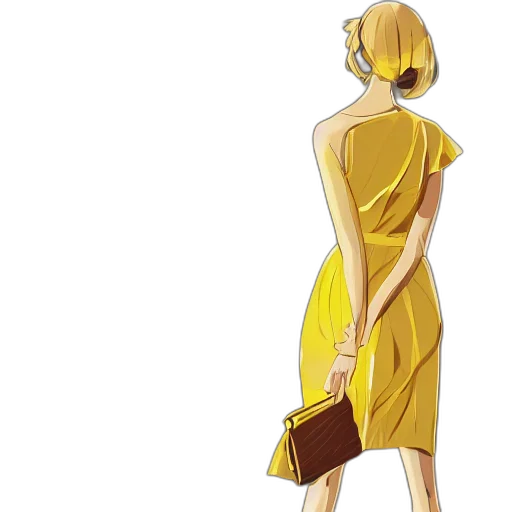 dress, jewelry, concept art, cartoon transparent PNG cut-out